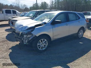 2022 Chevrolet Equinox LS with VIN 3GNAXHEV3NS115489, listed as a IAAI auction lot 41674482 with 83,573 mi miles. Bid and sale history available at carsss.com. Image 20.