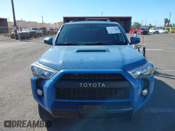 2018 Toyota 4Runner SR5 with VIN JTEBU5JR4J5587343, listed as a IAAI auction lot 41323145 with 51,136 mi miles. Bid and sale history available at carsss.com. Image 6.