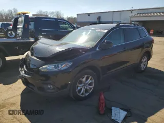 2014 Mazda CX-9 Touring with VIN JM3TB3CV0E0436510, listed as a Copart auction lot 48549395 with 144,314 mi miles and Salvage Title. Bid and sale history available at carsss.com. Image 1.