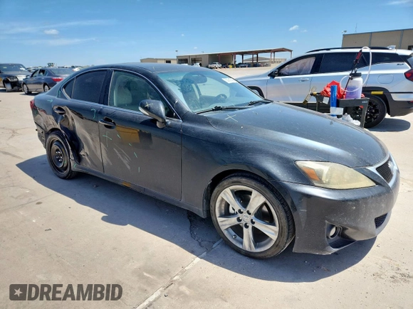 2011 Lexus IS 250 z VIN JTHBF5C24B5144155, wystawiony jako Copart lot #63081545 z przebiegiem 221 706 mil mil oraz Szkoda całkowita • Salvage title. Historia ofert i sprzedaży dostępna na DreamBid. Obrazek 4.