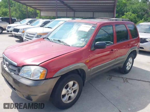 2001 Mazda Tribute LX with VIN 4F2YU09161KM19432, listed as a IAAI auction lot 42052870 with 162,911 mi miles and . Bid and sale history available at carsss.com. Image 2.