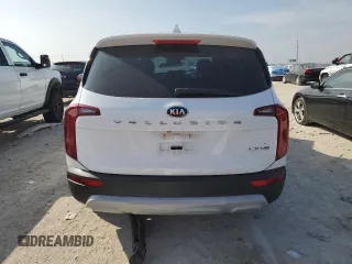 2021 Kia Telluride LX with VIN 5XYP24HC5MG166318, listed as a Copart auction lot 44256495 with 41,229 mi miles and Salvage title. Bid and sale history available at DreamBid. Image 6.
