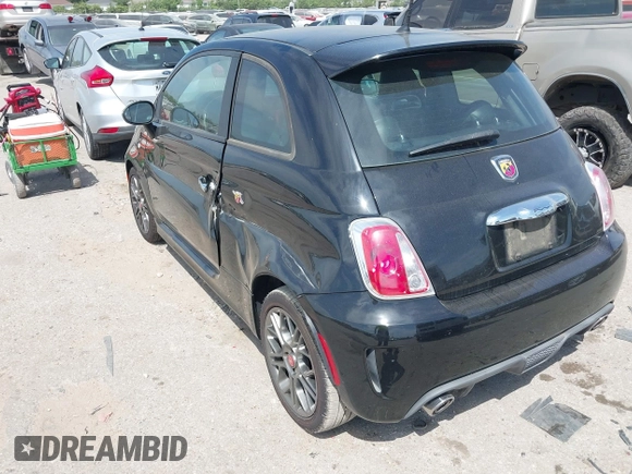 2015 FIAT 500 Abarth with VIN 3C3CFFFH5FT694552, listed as a IAAI auction lot 42056996 with 34,216 mi miles and . Bid and sale history available at DreamBid. Image 3.