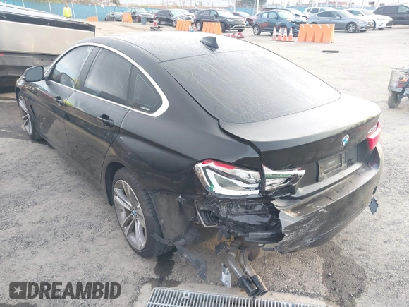 2019 BMW 4 Series 430i with VIN WBA4J1C53KBM17029, listed as a IAAI auction lot 41933607 with 54,107 mi miles and . Bid and sale history available at DreamBid. Image 3.