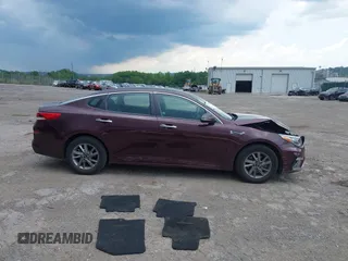 2019 Kia Optima LX with VIN 5XXGT4L36KG377856, listed as a IAAI auction lot 42615007 with 37,647 mi miles and . Bid and sale history available at DreamBid. Image 13.