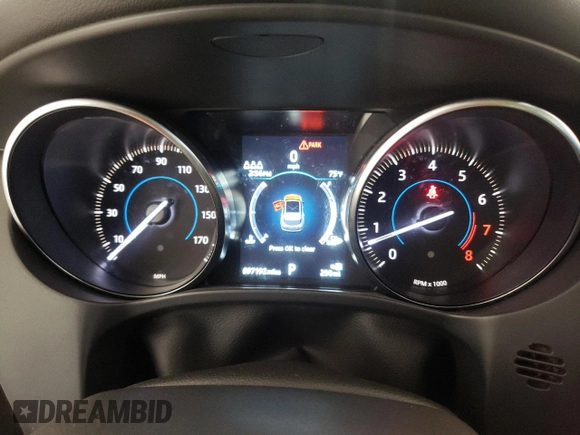 2019 Jaguar F-Pace 25t with VIN SADCS2FX1KA391782, listed as a Copart auction lot 74390854 with 97,192 mi miles and Clean title. Bid and sale history available at DreamBid. Image 9.