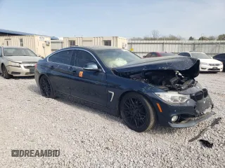 2015 BMW 4 Series 428i with VIN WBA4A5C51FG051278, listed as a Copart auction lot 51254525 with Not Provided miles and Salvage Title. Bid and sale history available at DreamBid. Image 4.