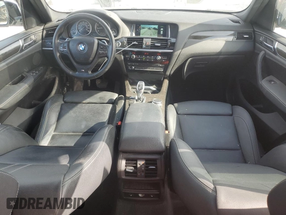 2015 BMW X3 xDrive28i with VIN 5UXWX9C5XF0D60503, listed as a Copart auction lot 52696895 with 187,046 mi miles and Clean Title. Bid and sale history available at carsss.com. Image 8.