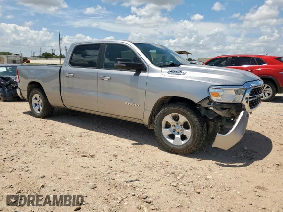 2022 Ram 1500 Big Horn with VIN 1C6SRFMT5NN324861, listed as a Copart auction lot 62969425 with 157,331 mi miles and Clean title. Bid and sale history available at DreamBid. Image 4.