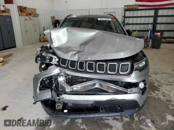 2022 Jeep Compass Latitude с VIN 3C4NJCBB1NT112755, выставлен на аукционе Copart как лот 56114405 с пробегом 45 961 миль миль и На запчасти • Non repairable. История ставок и продаж доступна на DreamBid. Изображение 5.