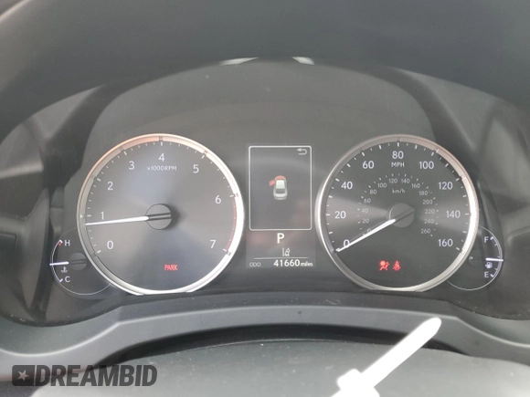 2021 Lexus IS 300 with VIN JTHAA1D28M5112488, listed as a Copart auction lot 56002845 with 41,660 mi miles and Salvage title. Bid and sale history available at DreamBid. Image 9.