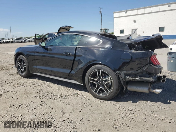 2019 Ford Mustang EcoBoost z VIN 1FA6P8TH2K5176100, wystawiony jako Copart lot #60731865 z przebiegiem 6 118 mil mil oraz Szkoda całkowita • Salvage title. Historia ofert i sprzedaży dostępna na DreamBid. Obrazek 2.