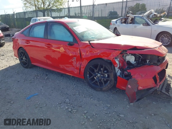 2025 Honda Civic Sport with VIN 2HGFE2F51SH528155, listed as a IAAI auction lot 42094578 with 6,403 mi miles and . Bid and sale history available at DreamBid. Image 1.