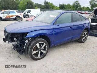 2022 Audi Q5 Sportback S line Prestige with VIN WA16AAFY3N2029119, listed as a Copart auction lot 54567244 with 18,661 mi miles and Salvage title. Bid and sale history available at DreamBid. Image 1.