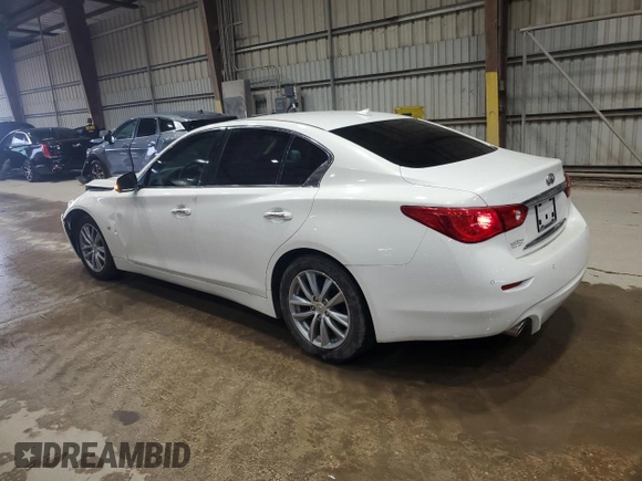 2015 Infiniti Q50 Premium z VIN JN1BV7AP1FM336551, wystawiony jako Copart lot #56077035 z przebiegiem 91 244 mil mil oraz Szkoda całkowita • Salvage title. Historia ofert i sprzedaży dostępna na DreamBid. Obrazek 2.