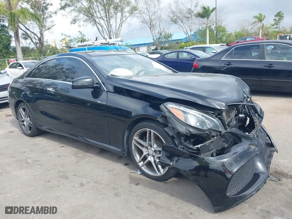 2017 Mercedes-Benz E-Class E 400 with VIN WDDKJ6HBXHF353634, listed as a IAAI auction lot 41203314 with 106,531 mi miles. Bid and sale history available at carsss.com. Image 1.