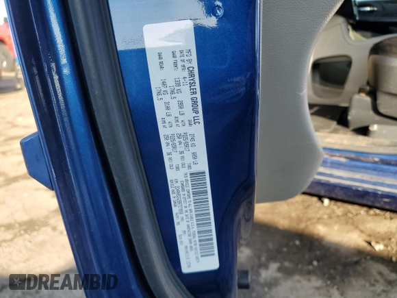 2011 Dodge Grand Caravan Crew with VIN 2D4RN5DG2BR727858, listed as a Copart auction lot 51956105 with 176,678 mi miles and Clean Title. Bid and sale history available at DreamBid. Image 15.