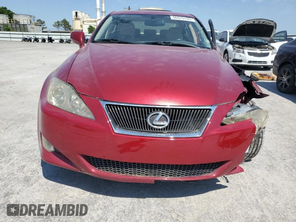 2008 Lexus IS 250 с VIN JTHCK262982019950, выставлен на аукционе Copart как лот 56975195 с пробегом Не указан миль и Списание • Salvage title. История ставок и продаж доступна на DreamBid. Изображение 5.