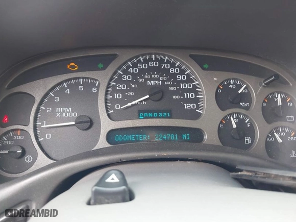 2003 GMC Yukon Denali with VIN 1GKEK63U13J206304, listed as a IAAI auction lot 41703536 with 224,781 mi miles. Bid and sale history available at carsss.com. Image 7.