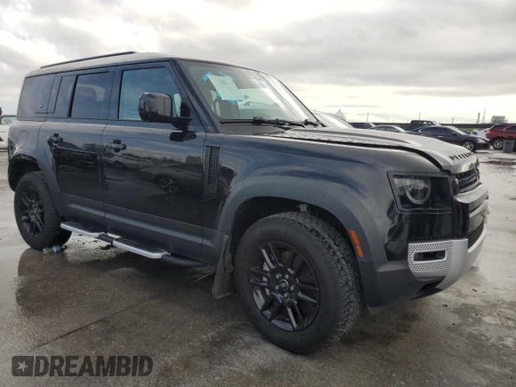 2023 Land Rover Defender SE with VIN SALEP7EU1P2186080, listed as a Copart auction lot 84107764 with 9,780 mi miles and Salvage title. Bid and sale history available at DreamBid. Image 4.