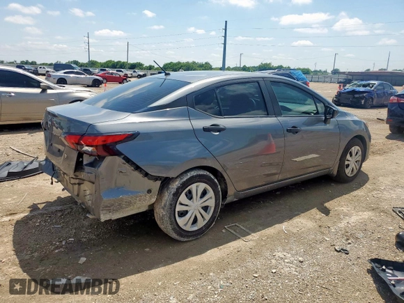 2023 Nissan Versa S with VIN 3N1CN8DV5PL852699, listed as a Copart auction lot 58822625 with 13,384 mi miles and Salvage title. Bid and sale history available at DreamBid. Image 3.