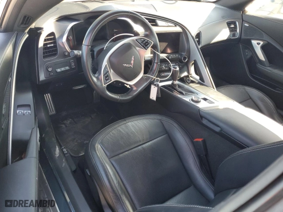 2019 Chevrolet Corvette Stingray 2LT with VIN 1G1YD3D74K5122858, listed as a Copart auction lot 87668085 with 0 mi miles and Salvage Title. Bid and sale history available at carsss.com. Image 8.