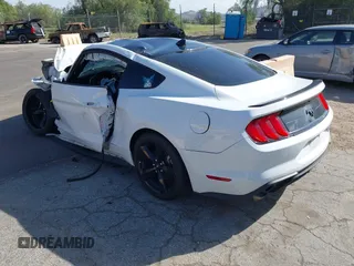 2023 Ford Mustang EcoBoost with VIN 1FA6P8THXP5101393, listed as a IAAI auction lot 41696753 with 23,023 mi miles. Bid and sale history available at carsss.com. Image 3.