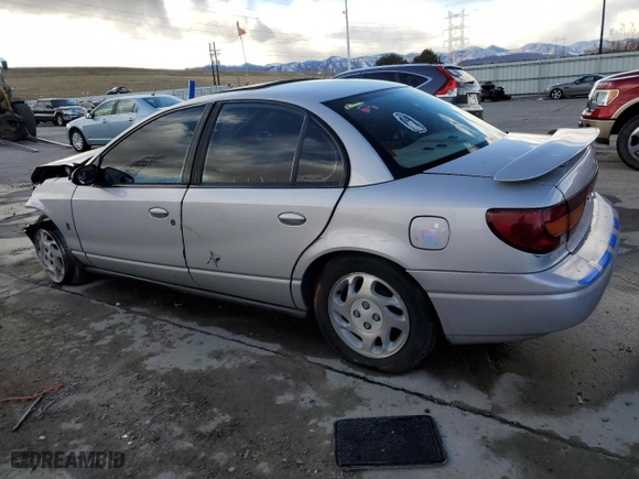 2000 Saturn SL with VIN 1G8ZJ5273YZ173525, listed as a Copart auction lot 81502454 with 0 mi miles and Salvage Title. Bid and sale history available at carsss.com. Image 2.