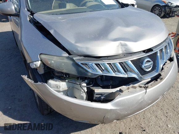 2009 Nissan Murano SL with VIN JN8AZ18U29W103622, listed as a IAAI auction lot 41624719 with 241,724 mi miles and . Bid and sale history available at DreamBid. Image 6.