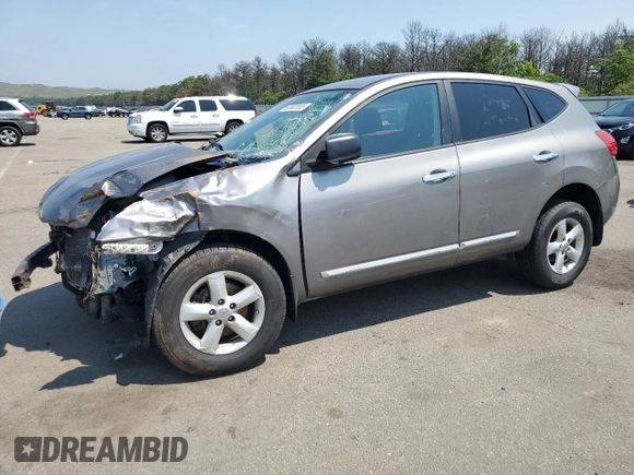 2012 Nissan Rogue S with VIN JN8AS5MV5CW392108, listed as a Copart auction lot 60802555 with 66,033 mi miles and Salvage title. Bid and sale history available at DreamBid. Image 1.