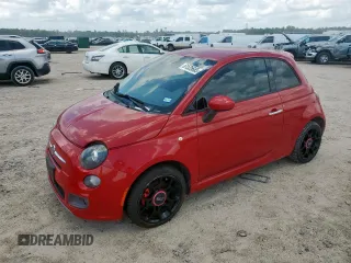 2015 FIAT 500 Sport with VIN 3C3CFFBR2FT663595, listed as a Copart auction lot 61535665 with Not provided miles and Clean title. Bid and sale history available at DreamBid. Image 1.