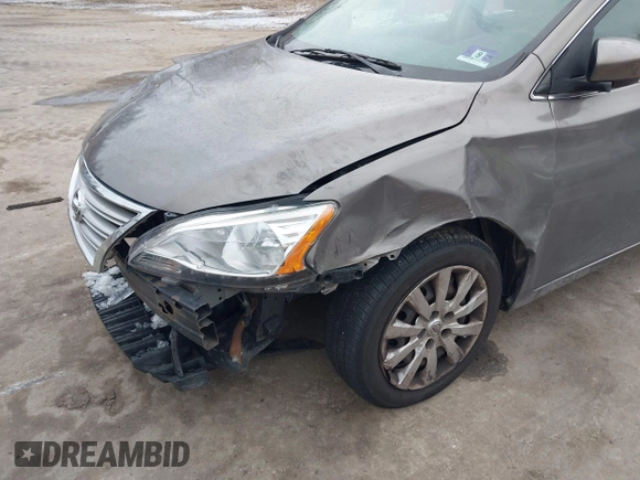 2015 Nissan Sentra SR with VIN 3N1AB7AP8FL638384, listed as a IAAI auction lot 41321674 with 104,023 mi miles and . Bid and sale history available at DreamBid. Image 6.