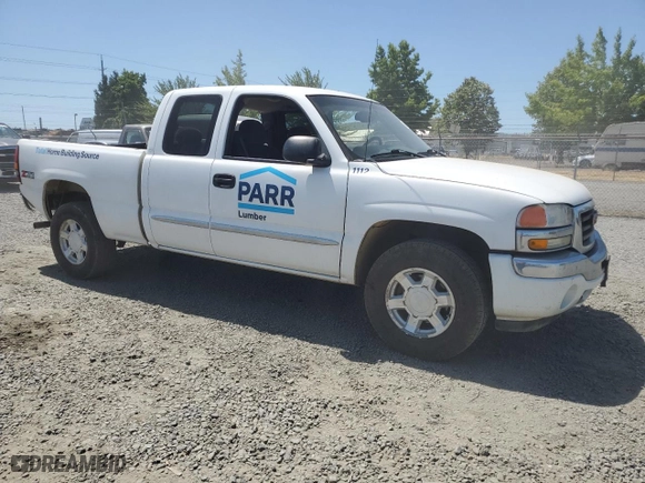 2005 GMC Sierra 1500 SLE with VIN 1GTEK19Z05Z226923, listed as a Copart auction lot 63842844 with 161,392 mi miles and Salvage Title. Bid and sale history available at carsss.com. Image 4.