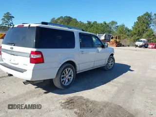 2015 Ford Expedition Max Limited with VIN 1FMJK2AT0FEF46677, listed as a IAAI auction lot 41821917 with 146,420 mi miles and . Bid and sale history available at DreamBid. Image 4.