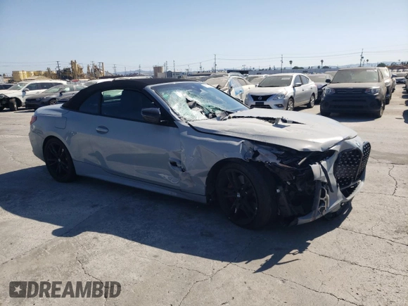 2023 BMW 4 Series M440i with VIN WBA53AT04PCL19583, listed as a Copart auction lot 69123974 with 29,341 mi miles and Salvage Title. Bid and sale history available at DreamBid. Image 4.