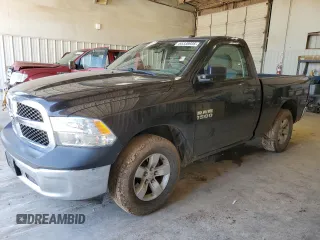 2017 Ram 1500 Tradesman with VIN 3C6JR6AGXHG504711, listed as a Copart auction lot 55338935 with 93,007 mi miles and Salvage title. Bid and sale history available at DreamBid. Image 1.
