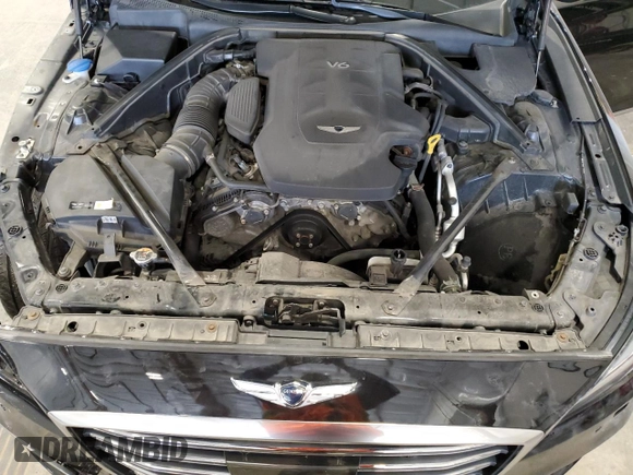 2018 Genesis G80 3.8L with VIN KMHGN4JE7JU232778, listed as a Copart auction lot 77440294 with 71,623 mi miles and Non repairable. Bid and sale history available at DreamBid. Image 11.