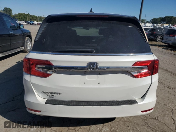 2020 Honda Odyssey EX-L with VIN 5FNRL6H76LB060793, listed as a Copart auction lot 74463794 with Not Provided miles and Salvage Title. Bid and sale history available at carsss.com. Image 6.
