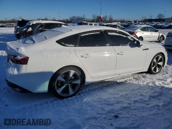2020 Audi A5 Sportback Premium Plus with VIN WAUCNCF55LA016273, listed as a Copart auction lot 77953473 with 0 mi miles. Bid and sale history available at carsss.com. Image 3.