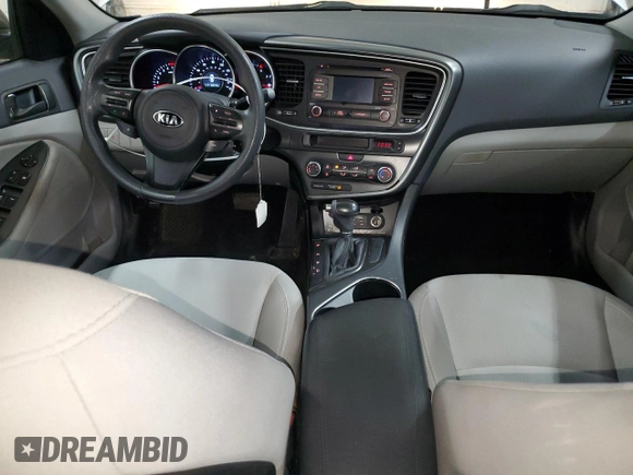 2015 Kia Optima LX with VIN 5XXGM4A78FG414351, listed as a Copart auction lot 52863865 with 104,518 mi miles and Salvage Title. Bid and sale history available at carsss.com. Image 8.