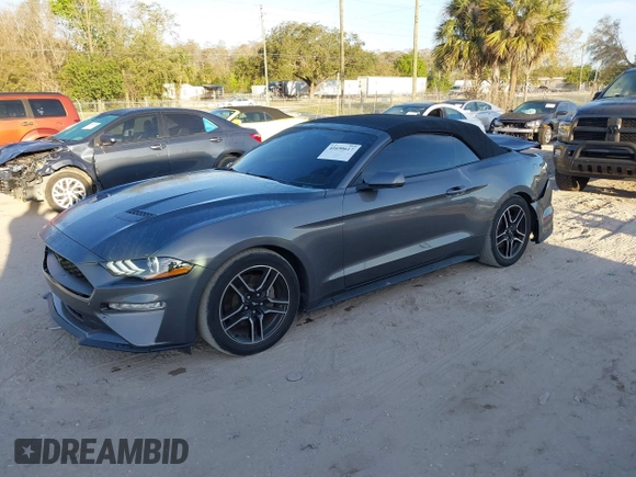 2021 Ford Mustang EcoBoost with VIN 1FATP8UH5M5107597, listed as a IAAI auction lot 41690617 with 54,164 mi miles. Bid and sale history available at carsss.com. Image 21.