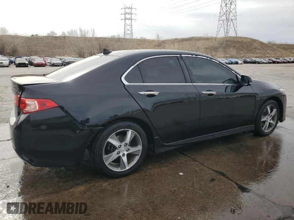 2012 Acura TSX Special Edition with VIN JH4CU2E89CC023354, listed as a Copart auction lot 50761215 with 160,383 mi miles and Salvage title. Bid and sale history available at DreamBid. Image 3.
