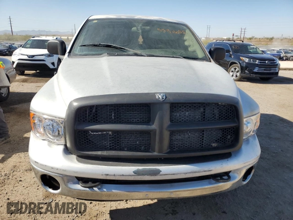 2005 Dodge 2500 ST with VIN 3D7KR28C55G748924, listed as a Copart auction lot 55531655 with Not Provided miles and Salvage Title. Bid and sale history available at carsss.com. Image 5.