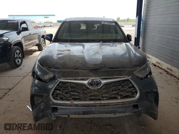 2021 Toyota Highlander L with VIN 5TDCZRBH7MS079017, listed as a Copart auction lot 56765605 with Not provided miles and Salvage title. Bid and sale history available at DreamBid. Image 5.