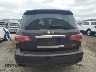 2013 Infiniti QX56 8-passenger with VIN JN8AZ2ND2D9730192, listed as a Copart auction lot 81617714 with 196,975 mi miles and Clean Title. Bid and sale history available at carsss.com. Image 6.