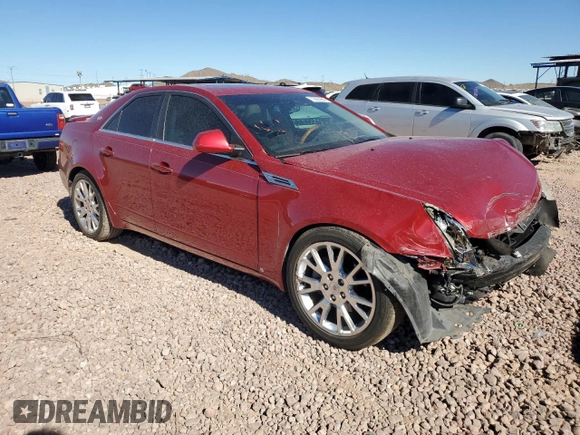 2009 Cadillac CTS RWD w/1SB with VIN 1G6DV57V790149765, listed as a Copart auction lot 79295984 with Not Provided miles and Salvage Title. Bid and sale history available at carsss.com. Image 4.