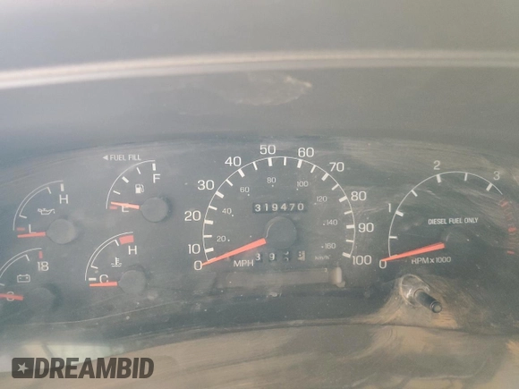 2001 Ford Excursion Limited z VIN 1FMNU43S31EA19303, wystawiony jako Copart lot #55433165 z przebiegiem 319 470 mil mil oraz Czysty tytuł • Clean title. Historia ofert i sprzedaży dostępna na DreamBid. Obrazek 9.