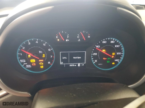 2020 Chevrolet Malibu LS with VIN 1G1ZC5ST5LF134984, listed as a Copart auction lot 46161625 with 81,079 mi miles and Salvage Title. Bid and sale history available at carsss.com. Image 9.