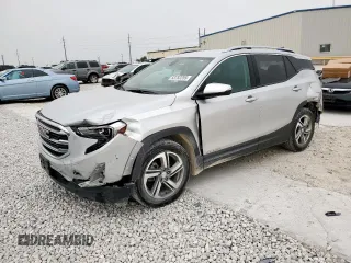 2019 GMC Terrain SLT z VIN 3GKALPEV9KL205237, wystawiony jako Copart lot #53752255 z przebiegiem 141 572 mil mil oraz Szkoda całkowita • Salvage title. Historia ofert i sprzedaży dostępna na DreamBid. Obrazek 1.