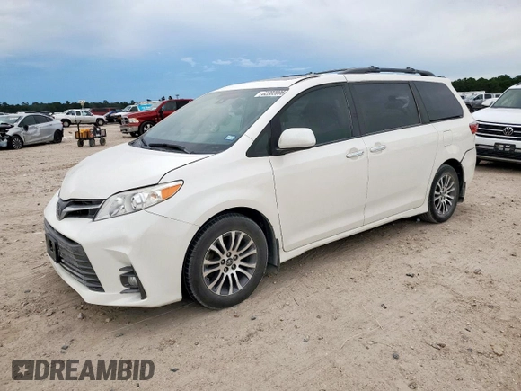 2020 Toyota Sienna XLE Auto Access Seat with VIN 5TDYZ3DC5LS029848, listed as a Copart auction lot 62302005 with 73,471 mi miles and Salvage title. Bid and sale history available at DreamBid. Image 1.